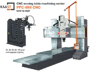 Kaast Milling Moving Bed CNC MC