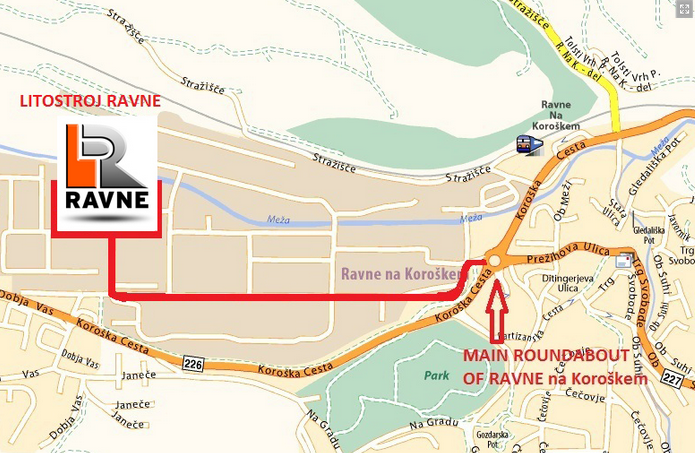 Ravne Presses street